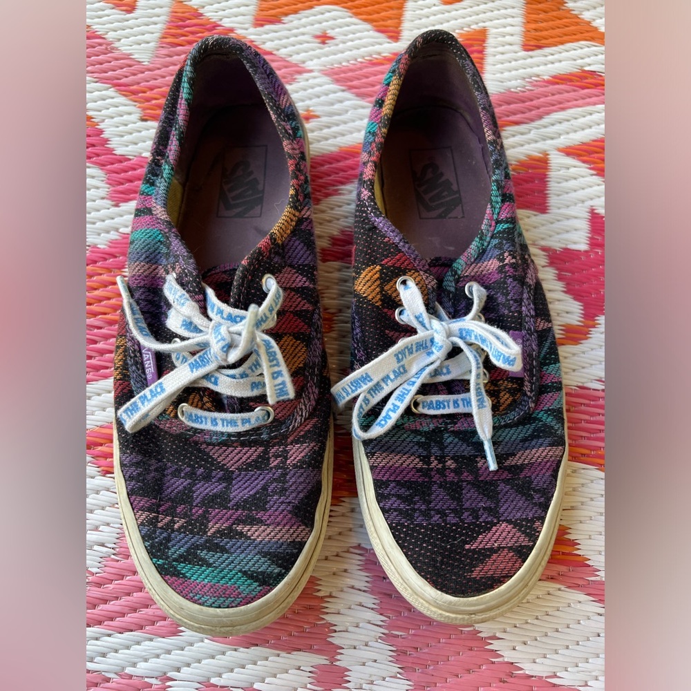 Woven Vans, women’s 9.5